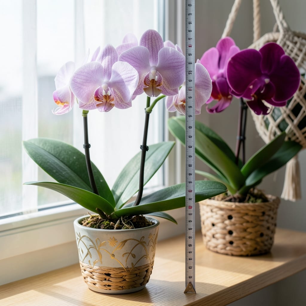 How Tall Can Orchids Grow: Height Chart by Variety and Support Needs