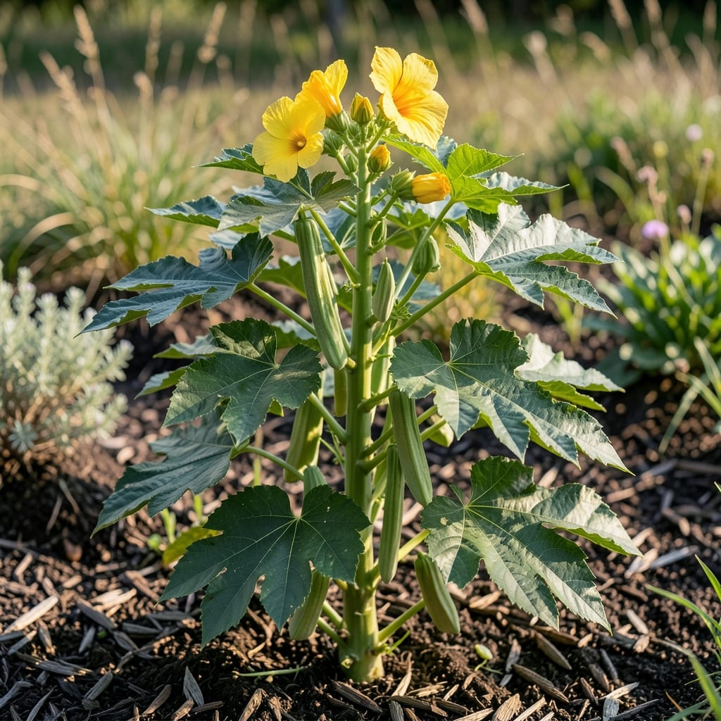 How Tall Can Okra Plants Grow: From 4 to 12 Feet—Variety Guide